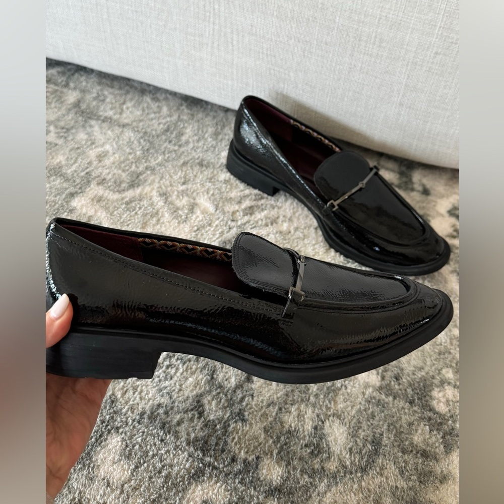 Sarto Black Shiny Dress Shoes Men’s
